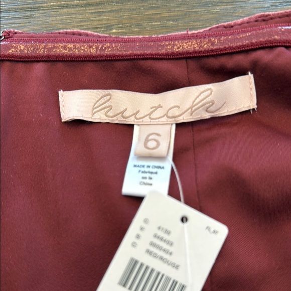 Anthropologie Velvet Off-Shoulder Mini Dress - Mauve - Picture 12 of 13